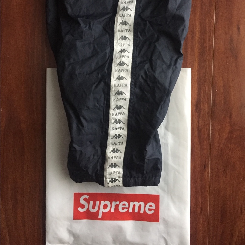 Vintage Kappa Black Track Banda Astoria Pants